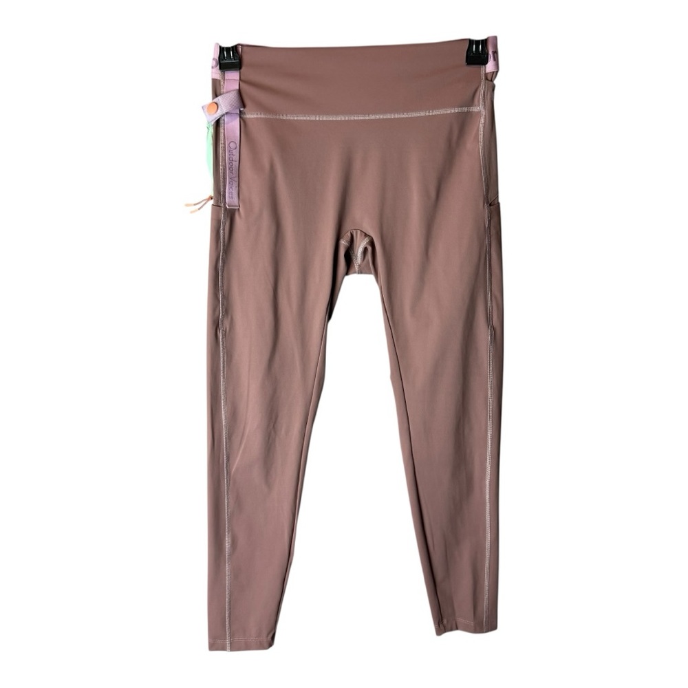 Outdoor Voices Snacks Leggings Purple with Mini Backpack L